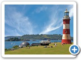 Le phare Smeaton's Tower situ  Plymouth Hoe